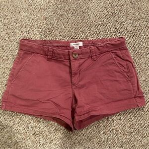 Garage: Burgundy Short Shorts: S
